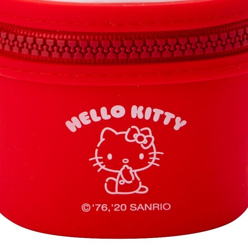 Hello Kitty 大臉罐裝矽膠收納包-細節圖5