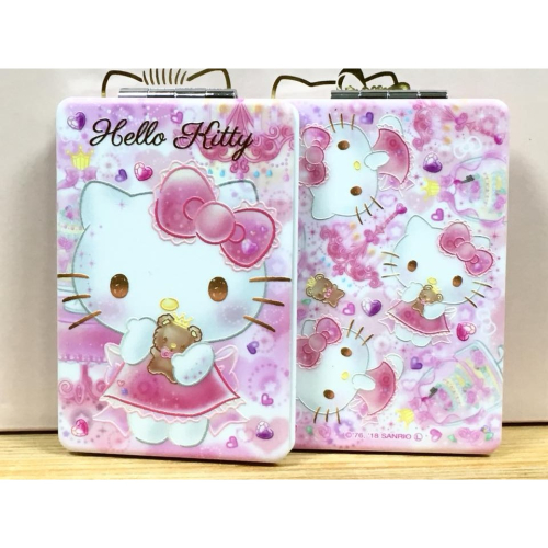 Hello Kitty 長形雙面鏡 (粉裝)