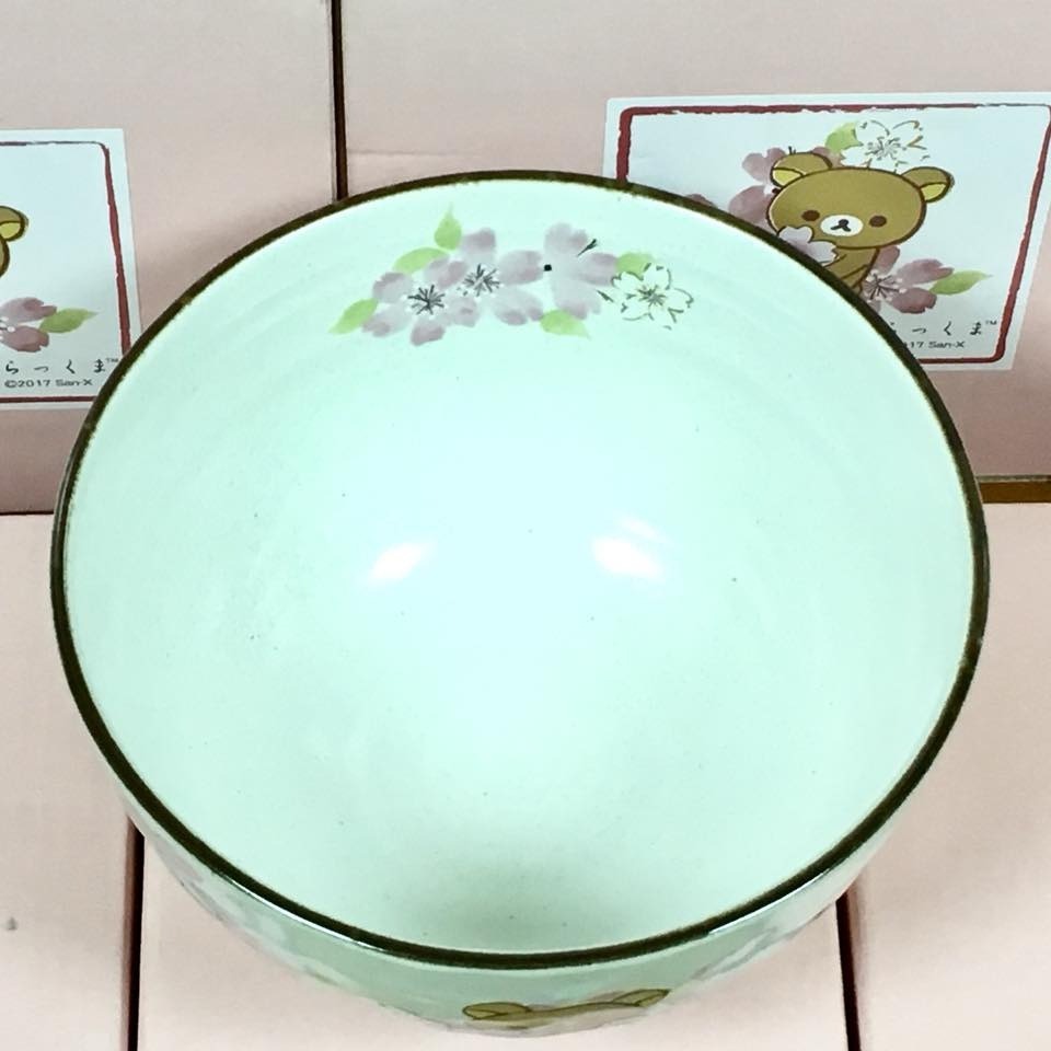 Rilakkuma 懶熊 陶瓷湯碗 (櫻花)-細節圖3