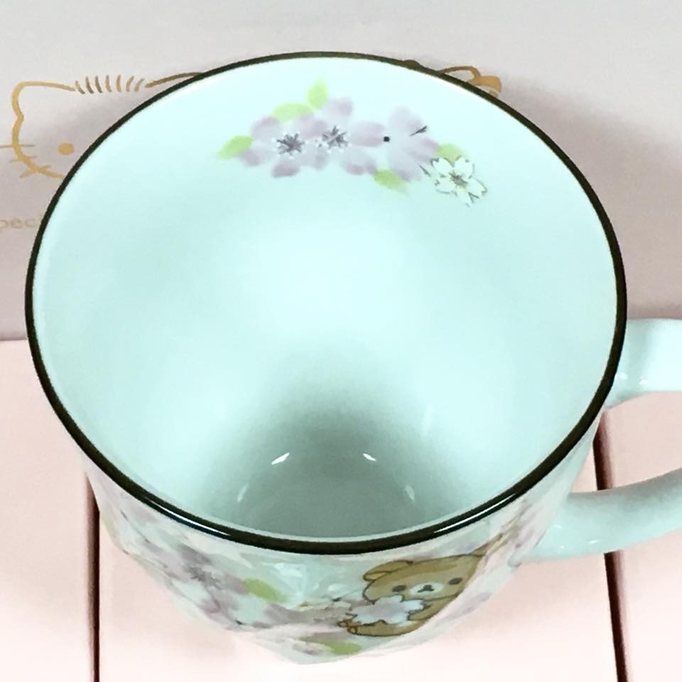 Rilakkuma 懶熊 陶瓷馬克杯 (櫻花)-細節圖3