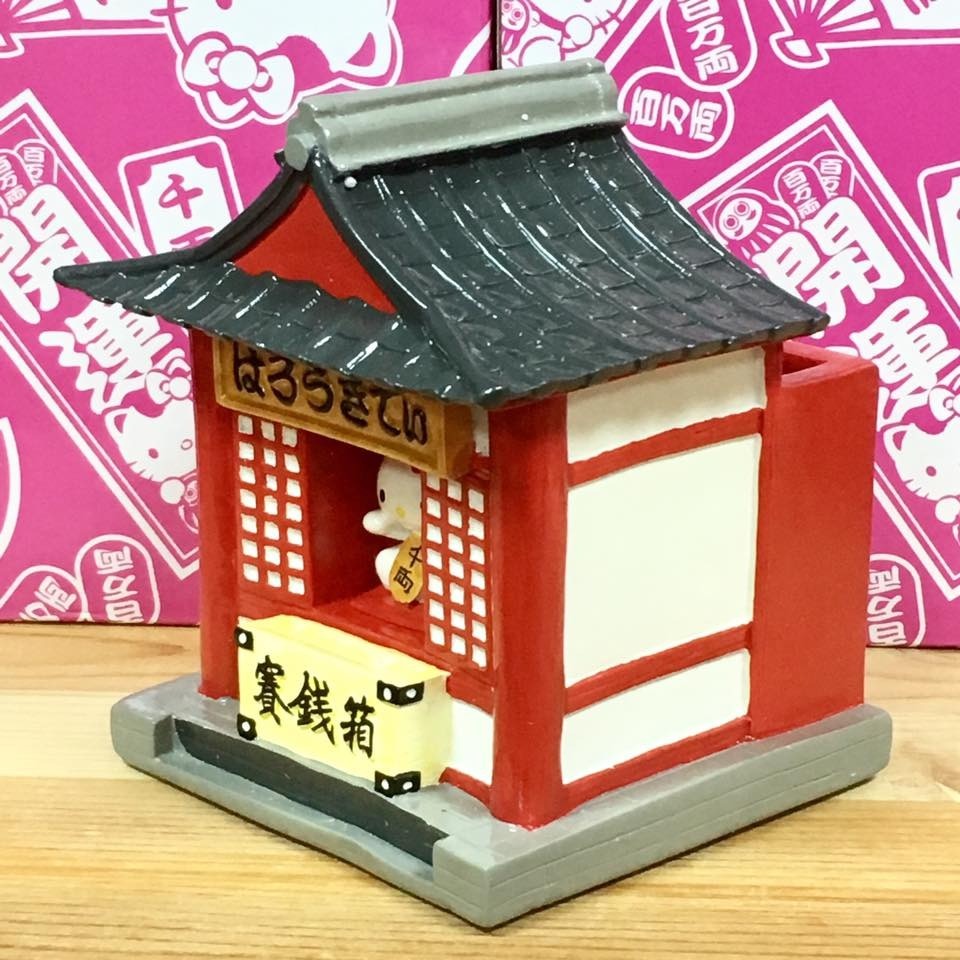 Hello Kitty 陶瓷撲滿 (開運神社)-細節圖3