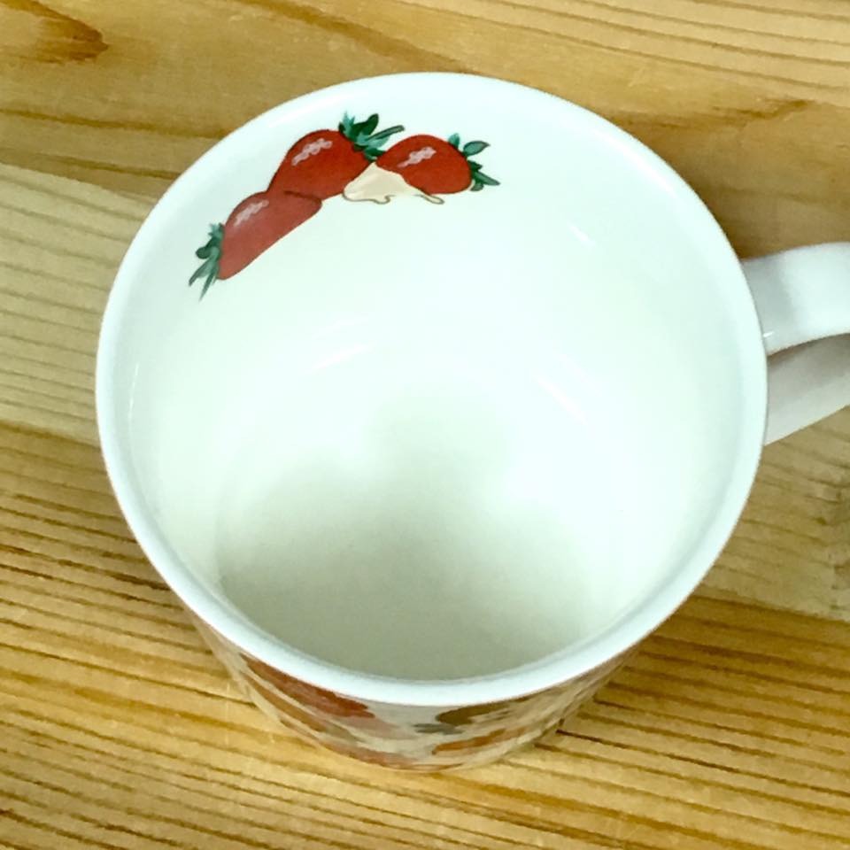 PEKO 牛奶妹 陶瓷馬克杯 (草莓)-細節圖3