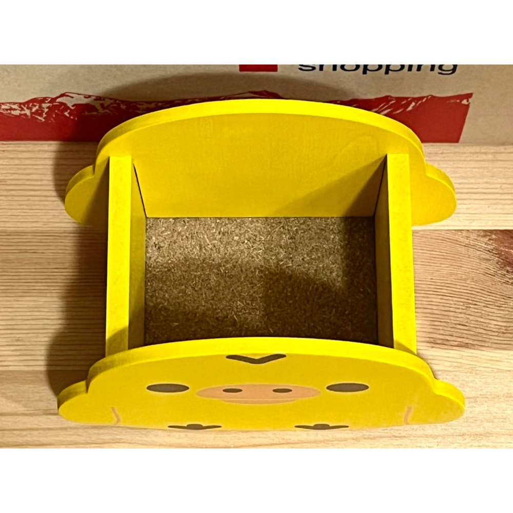 Rilakkuma 懶熊 小雞造型小物置物盒 (木製日本製)-細節圖5