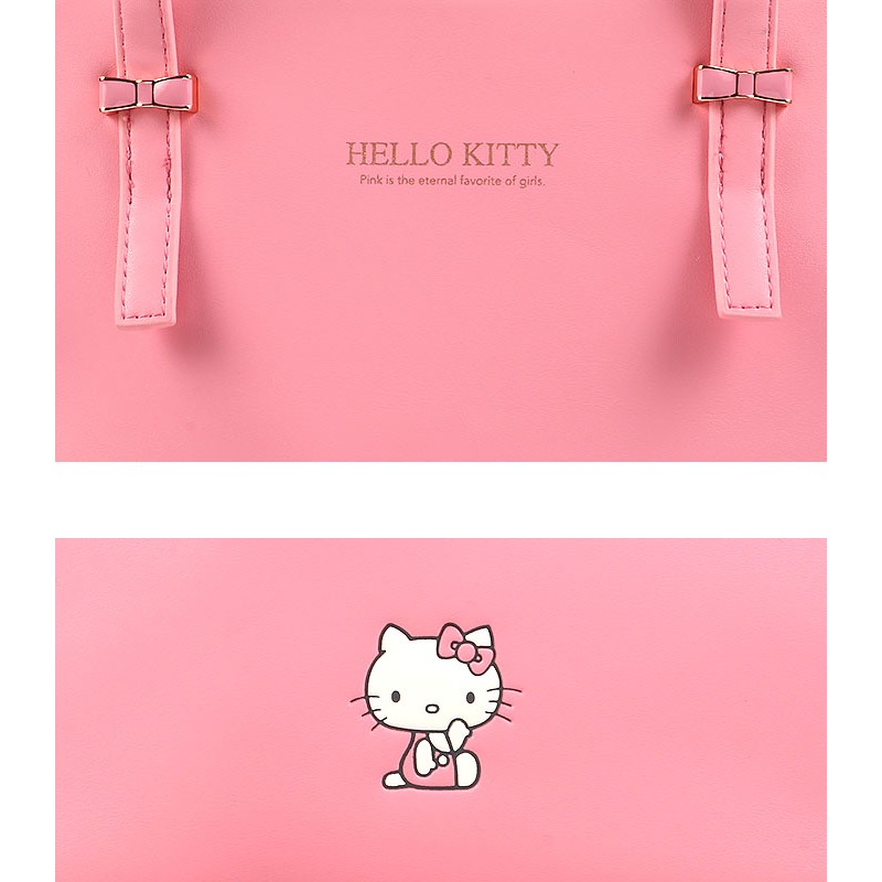 Hello Kitty 船型提包 (櫻花粉)-細節圖5