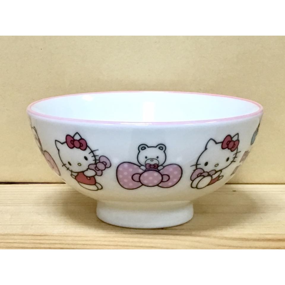 Hello Kitty 茶碗 (蝴蝶結, 日本製)-細節圖2