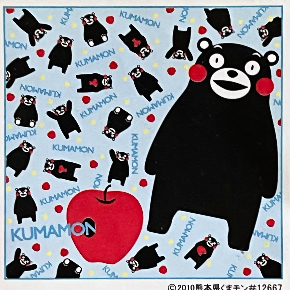 熊本熊 KUMAMON 大方巾 (招牌)-細節圖2