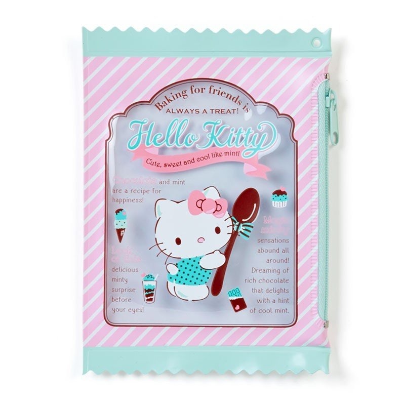 Hello Kitty 小方巾收納包組 (薄荷巧克力)-細節圖4