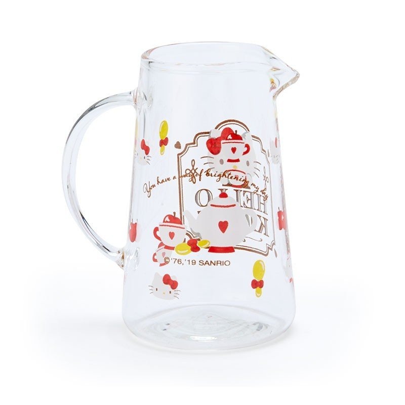 Hello Kitty 耐熱玻璃牛奶盅 (午茶時刻)-細節圖3