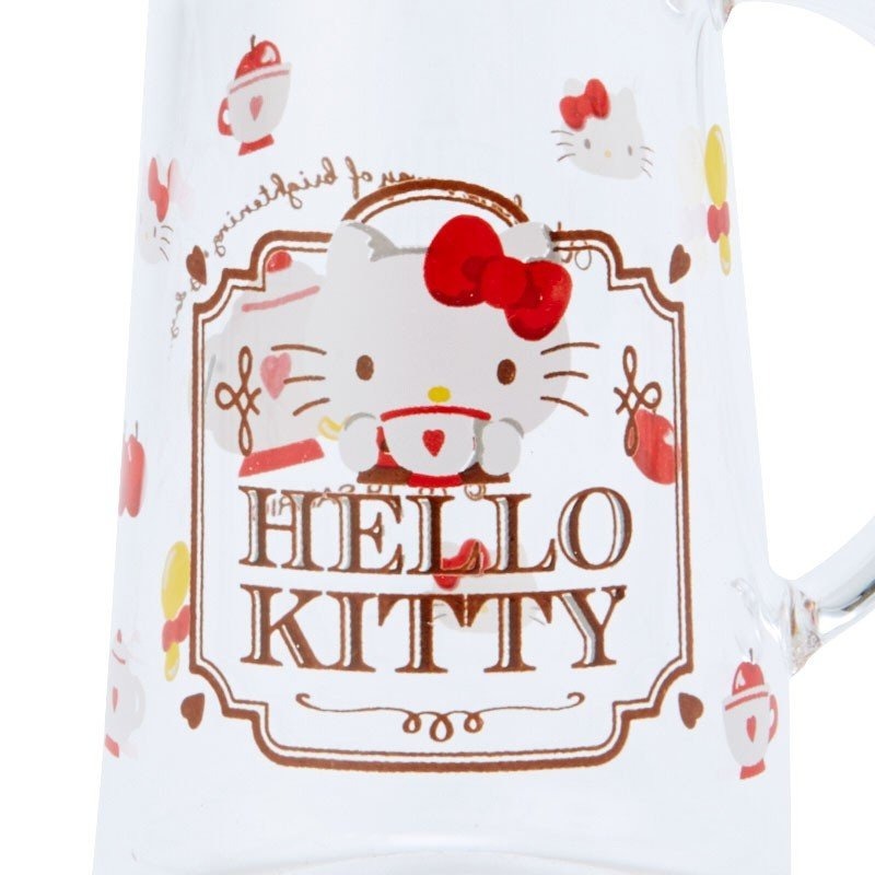 Hello Kitty 耐熱玻璃牛奶盅 (午茶時刻)-細節圖4