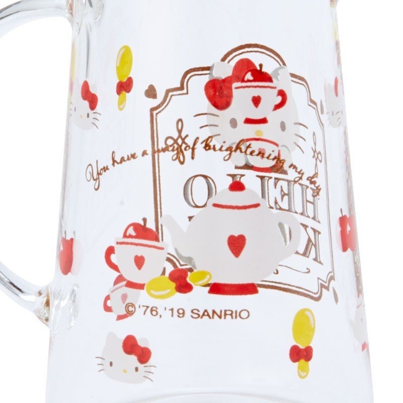 Hello Kitty 耐熱玻璃牛奶盅 (午茶時刻)-細節圖5
