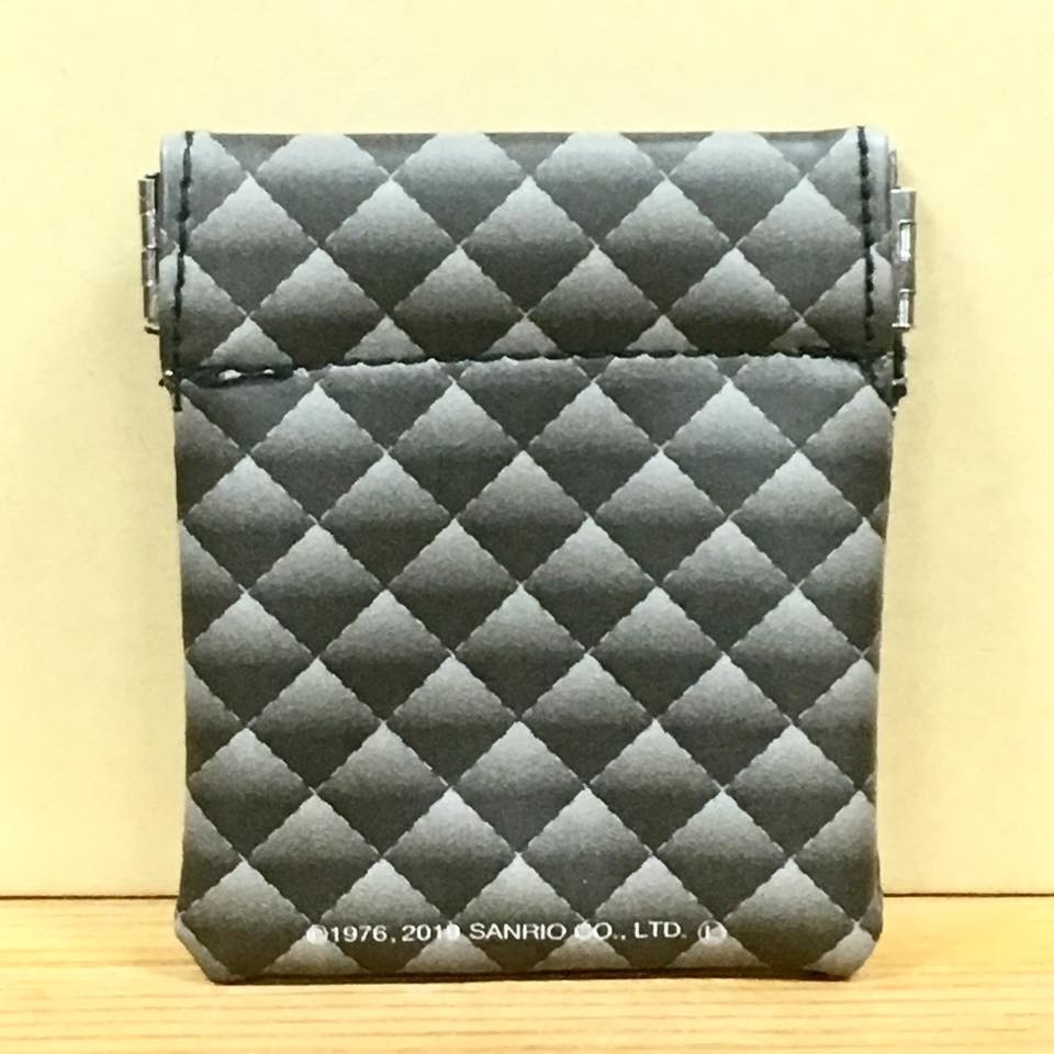 Hello Kitty 方形皮質零錢包 (菱格)-細節圖2