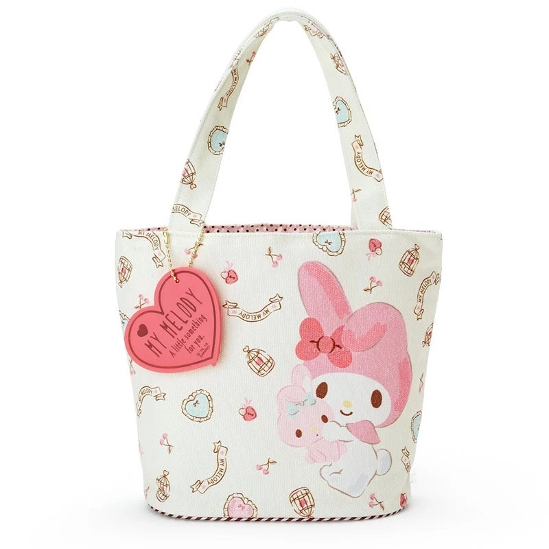 美樂蒂 帆布手提袋 (萌萌風)-細節圖2