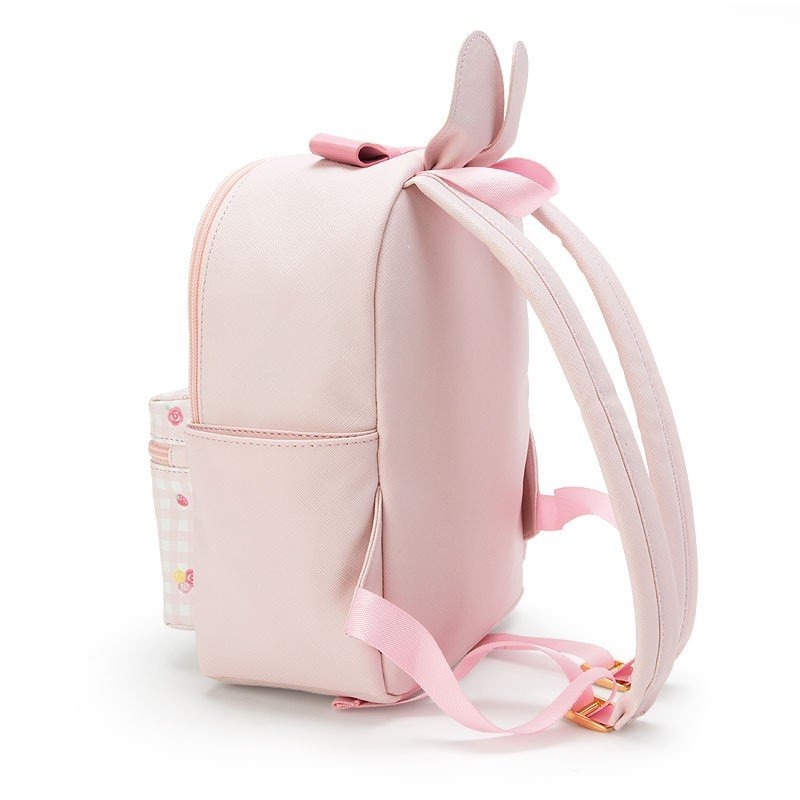 美樂蒂 童用皮質後背包 (玫瑰)-細節圖3