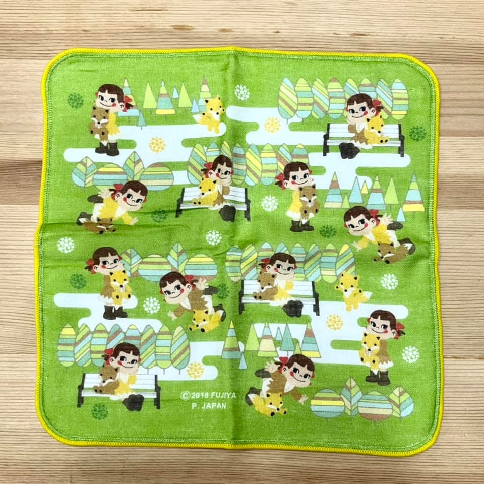 奶妹 PEKO 手帕 (北海道狐狸, 日本製)-細節圖2