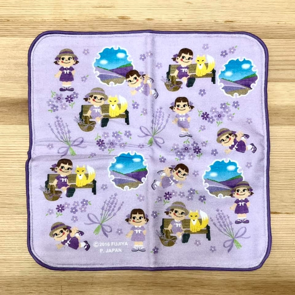 奶妹 PEKO 手帕 (北海道薰衣草, 日本製)-細節圖2