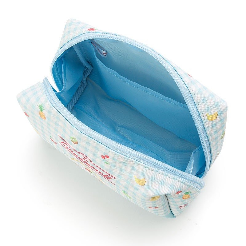 大耳狗 十字紋皮質化妝包 (方型)-細節圖4