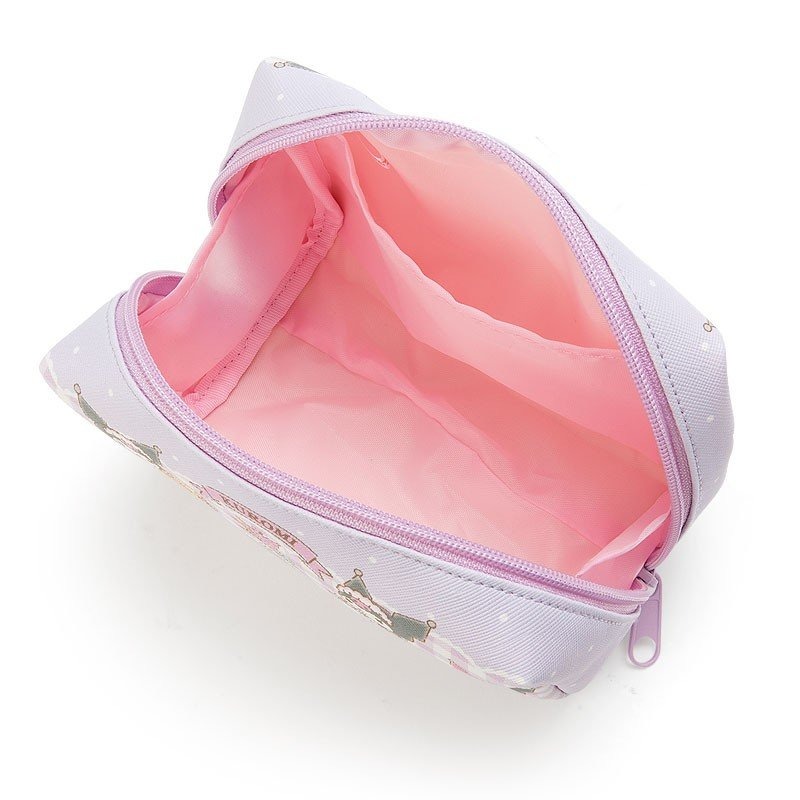 酷洛米 十字紋皮質化妝包 (方型)-細節圖4