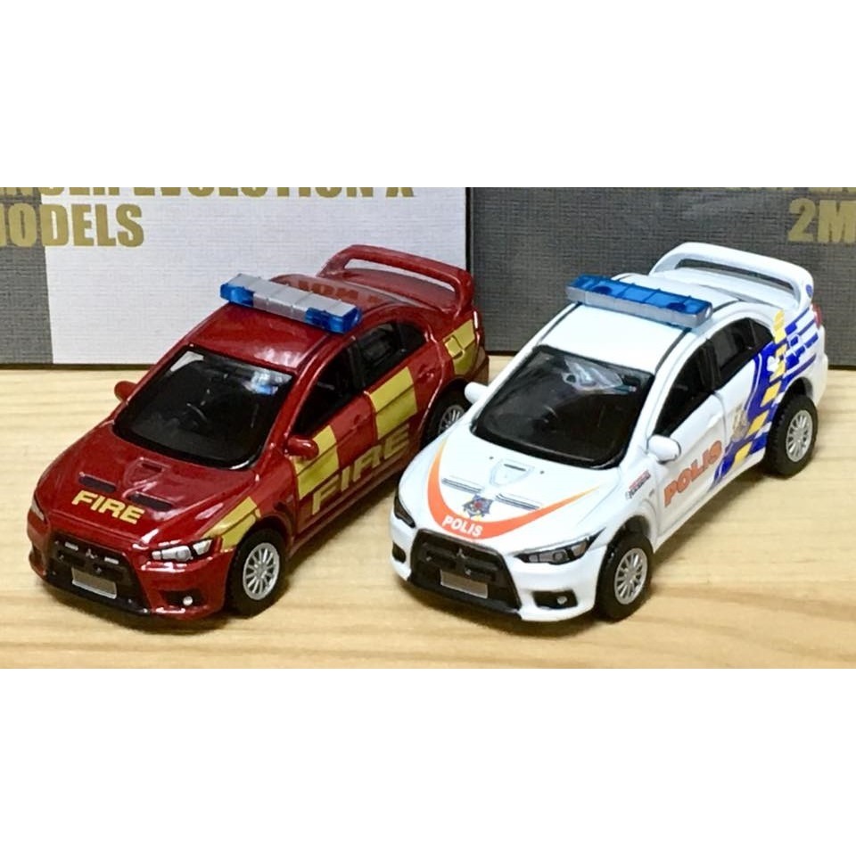 TOMICA MITSUBISHI LANCER EVOLUTION X (TL二台組)-細節圖3