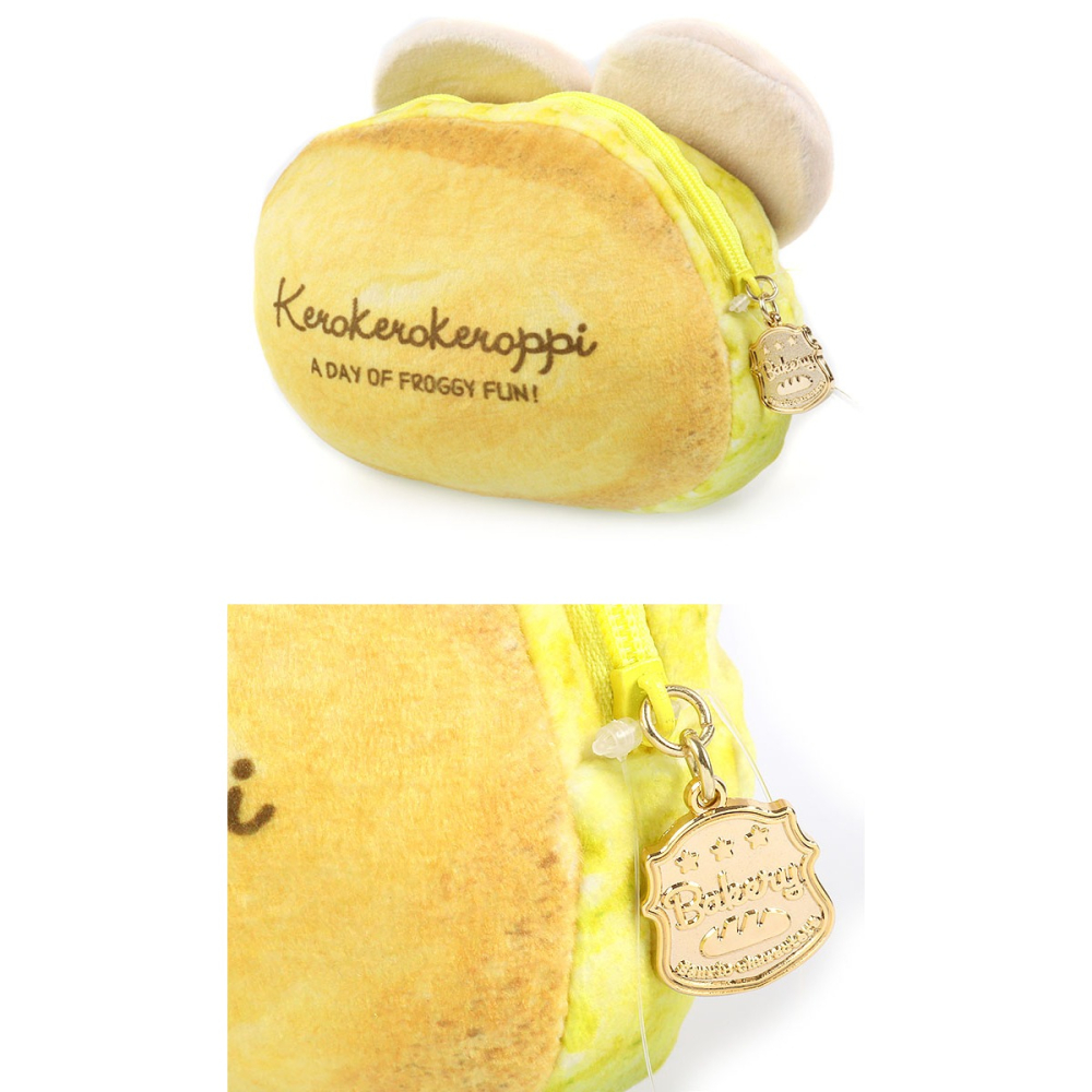 大眼蛙 麵包造型隨身包 (化妝包)-細節圖3