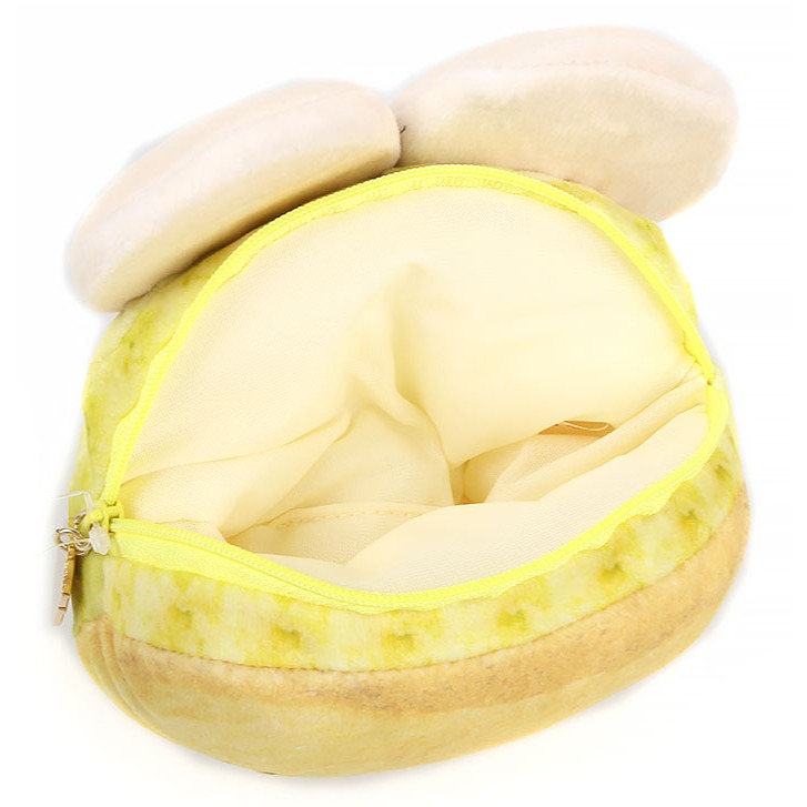 大眼蛙 麵包造型隨身包 (化妝包)-細節圖5