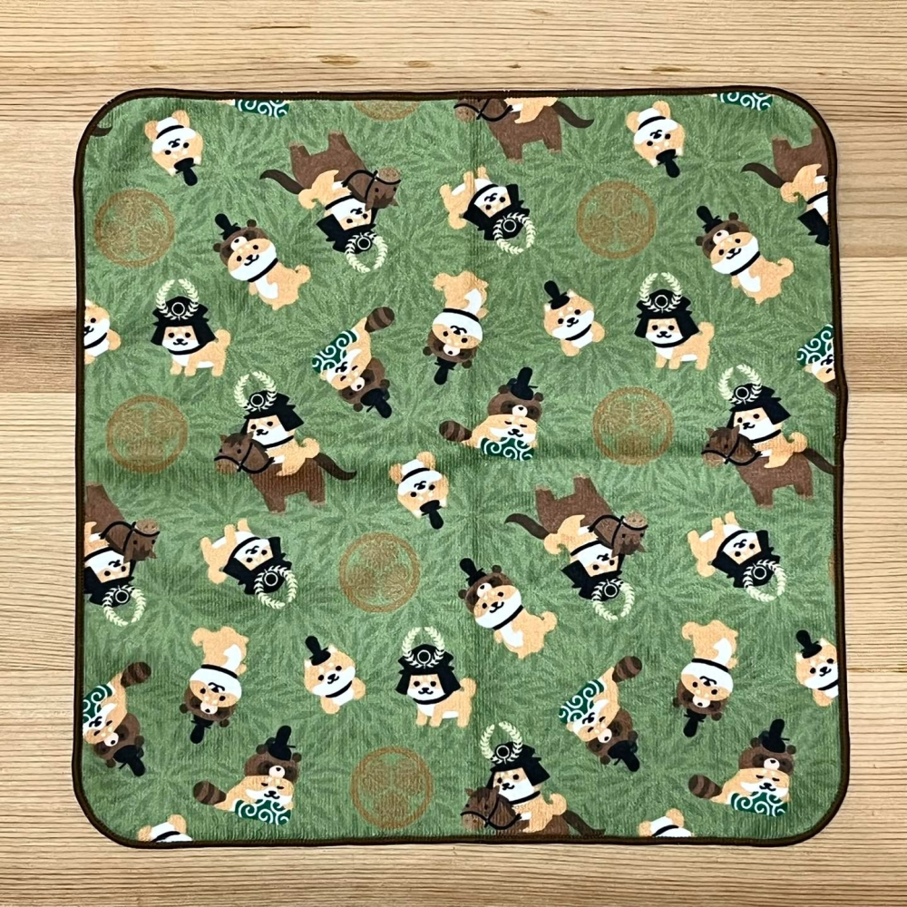 柴犬 手帕 (德川家康, 日本製)-細節圖2