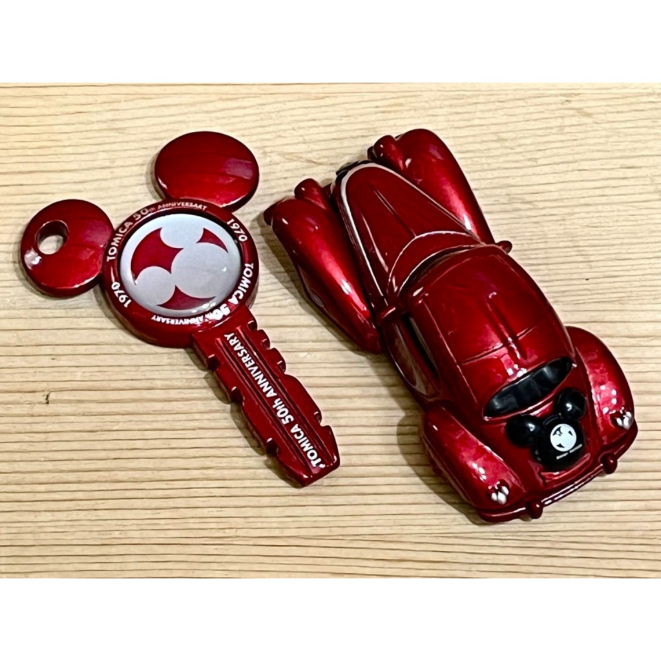 DISNEY TOMICA 米奇限定紅記念款 (附鑰匙)-細節圖4