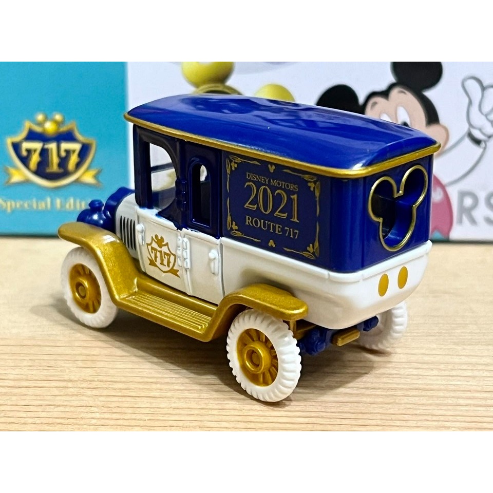 DISNEY TOMICA 米奇高帽子車記念款 (附鑰匙)-細節圖3