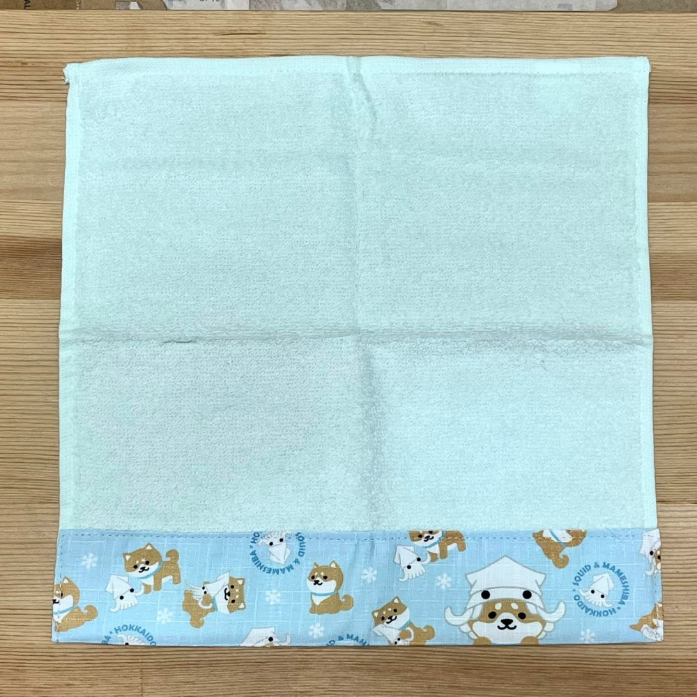 柴犬 方巾 (北海道花枝, 日本製)-細節圖2