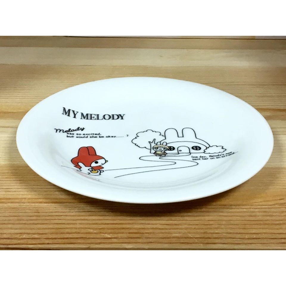 美樂蒂 6.5吋瓷盤 (帽子娃娃, 美濃燒)-細節圖2