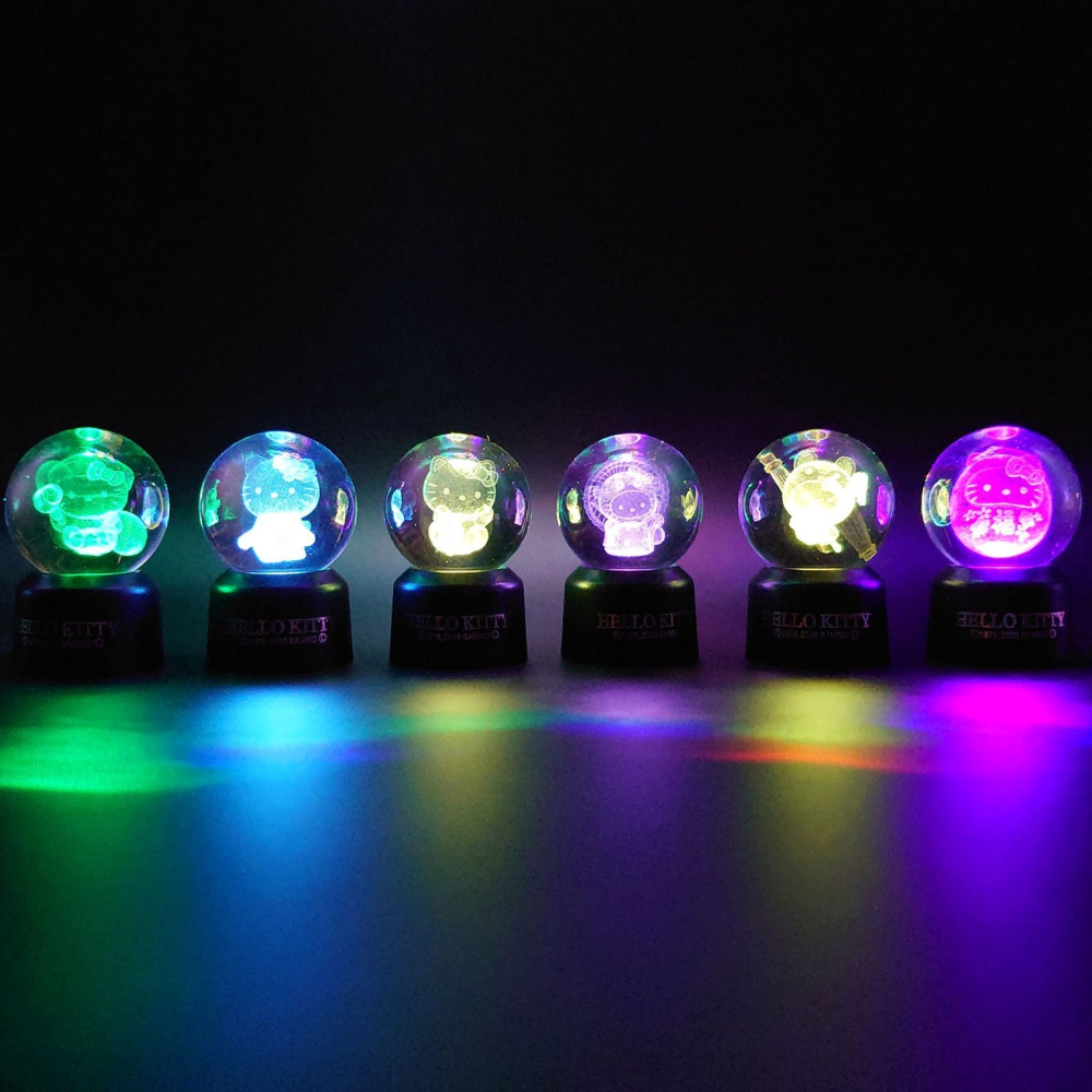 Hello Kitty LED發光水晶球 (招財貓)-細節圖3