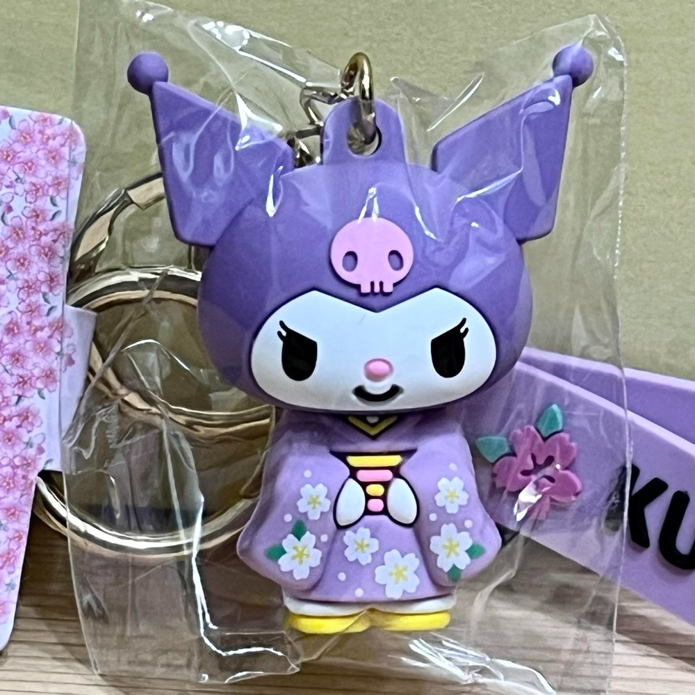 酷洛米 多功能矽膠人形掛飾 (櫻花)-細節圖2