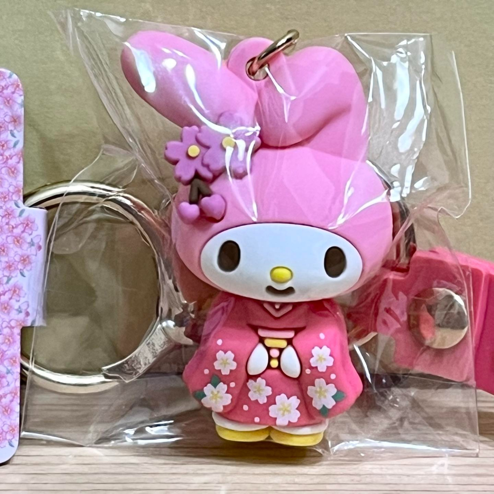 美樂蒂 多功能矽膠人形掛飾 (櫻花)-細節圖2