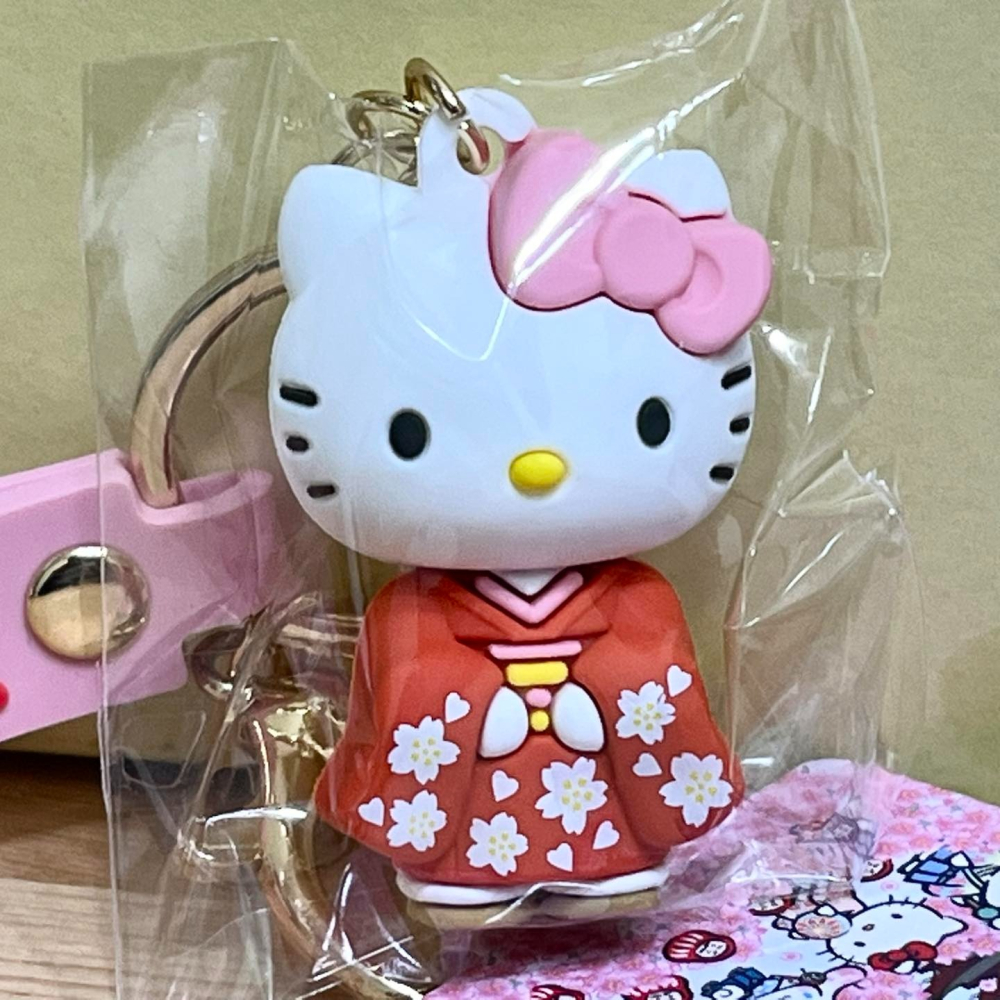 Hello Kitty 多功能矽膠人形掛飾 (櫻花)-細節圖2