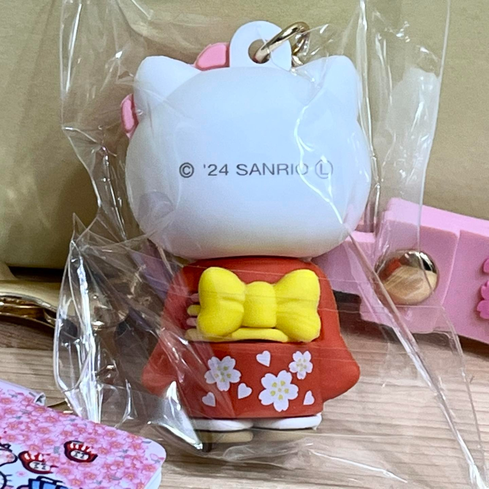 Hello Kitty 多功能矽膠人形掛飾 (櫻花)-細節圖3