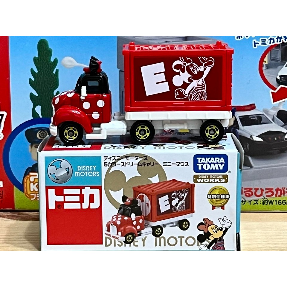 DISNEY TOMICA 米妮迷你貨櫃車-細節圖4