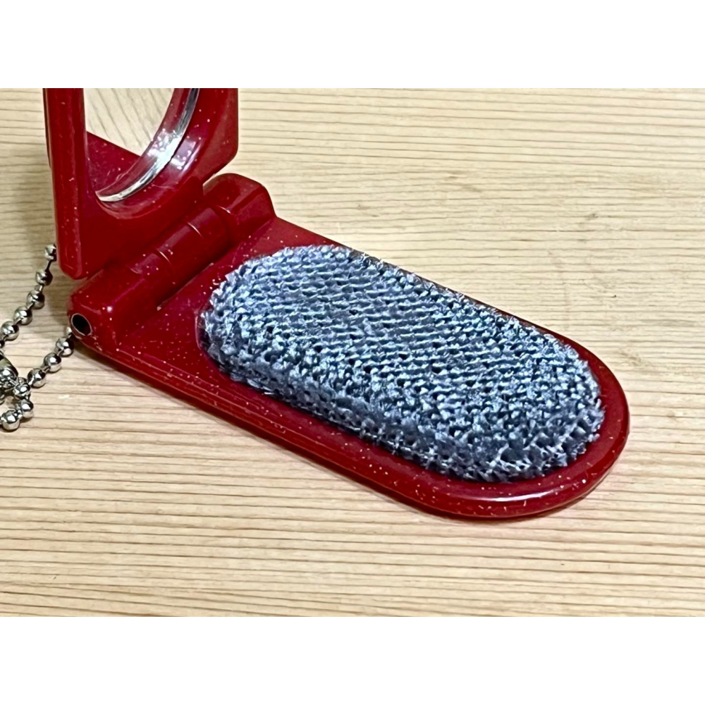 奶妹 PEKO 隨身型毛球刷 (紅, 日本製)-細節圖3