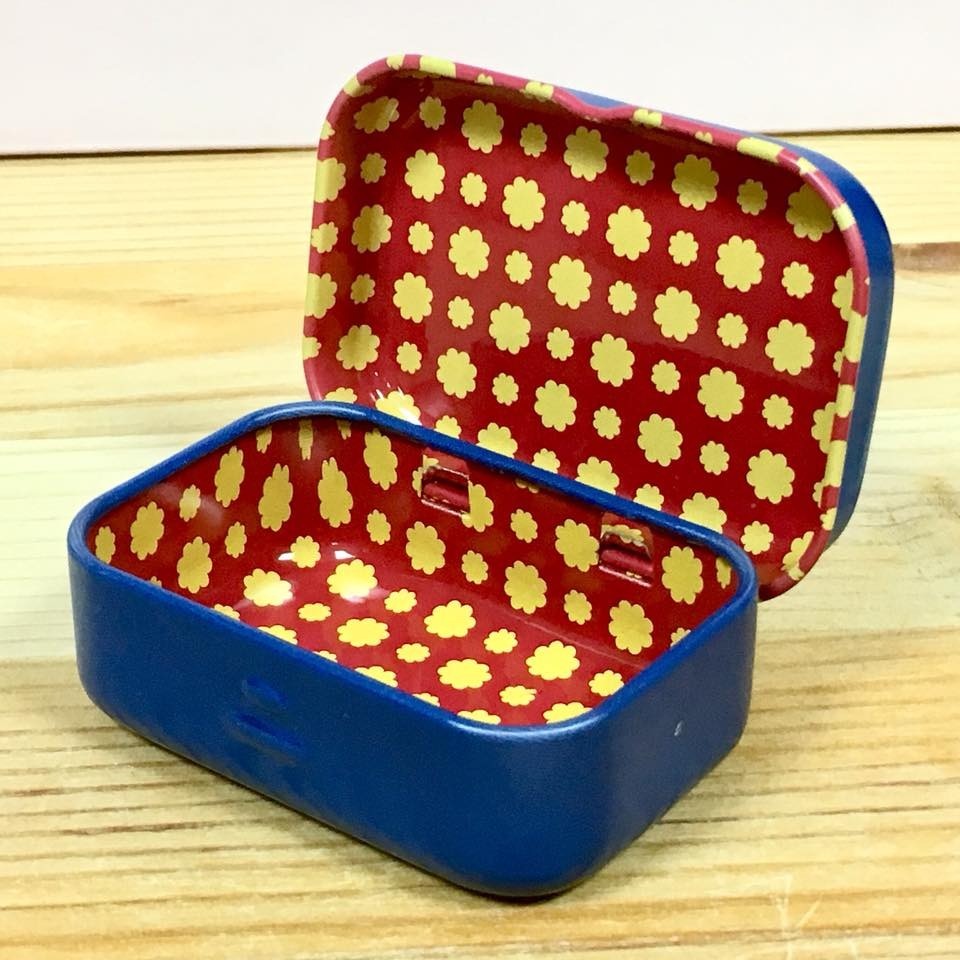 奶妹 PEKO 迷你鐵盒 (收納盒, 藍)-細節圖2