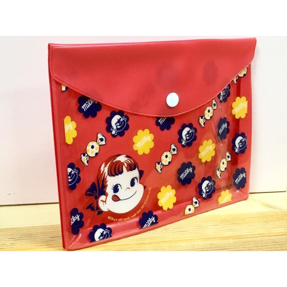 奶妹 PEKO 印花文件袋 (紅)-細節圖2