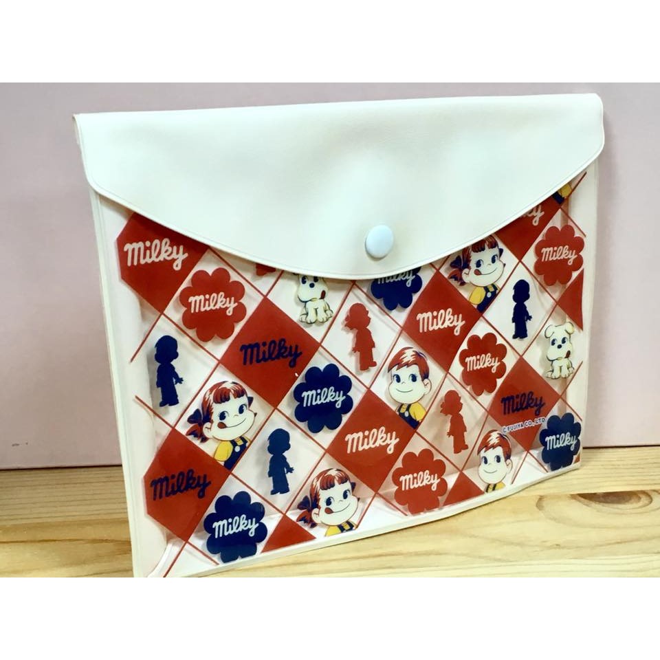 奶妹 PEKO 印花文件袋 (米)-細節圖2