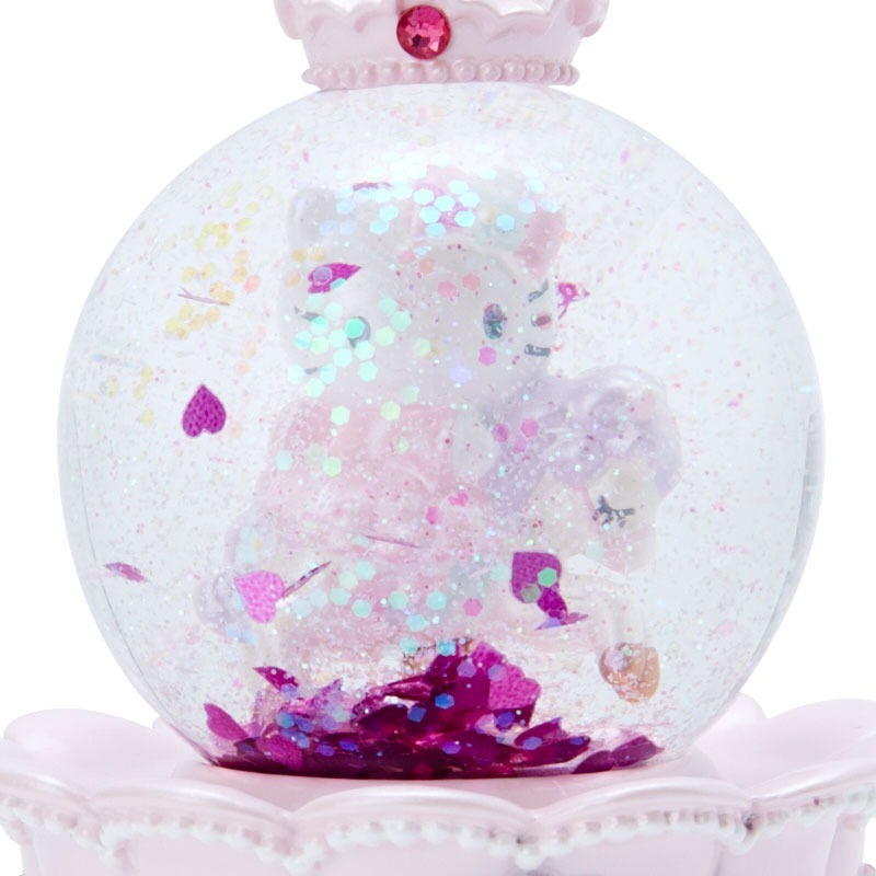 Hello Kitty 玻璃水晶球擺飾 (北國) (泛黃出清)-細節圖6
