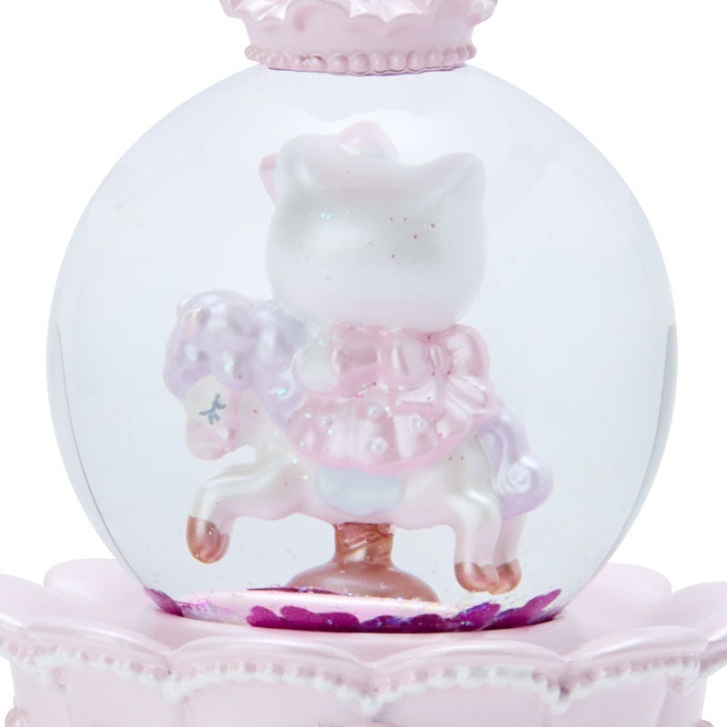 Hello Kitty 玻璃水晶球擺飾 (北國) (泛黃出清)-細節圖7