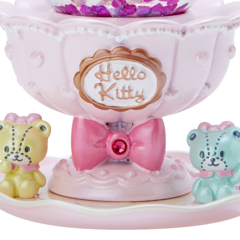 Hello Kitty 玻璃水晶球擺飾 (北國) (泛黃出清)-細節圖8