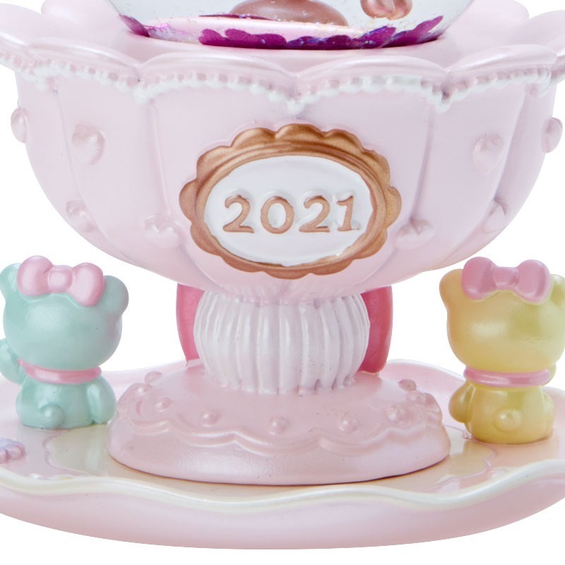 Hello Kitty 玻璃水晶球擺飾 (北國) (泛黃出清)-細節圖9