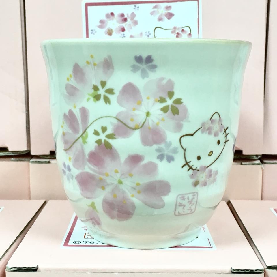 Hello Kitty 陶瓷茶杯 (和櫻, 日本製)-細節圖2
