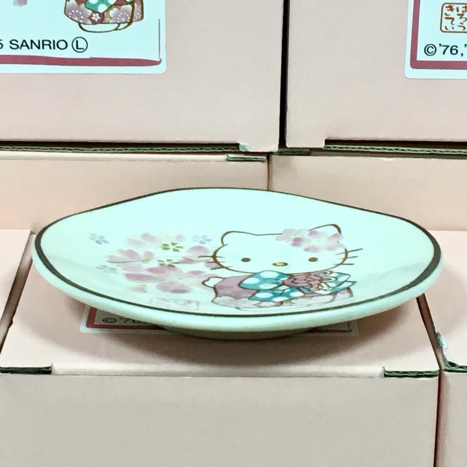 Hello Kitty 陶瓷小碟 (和櫻, 日本製)-細節圖3