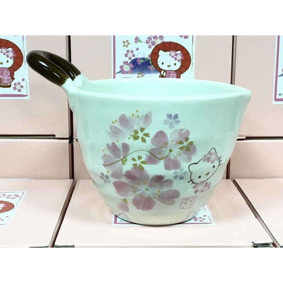 Hello Kitty 陶瓷納豆碗 (和櫻, 日本製)-細節圖2