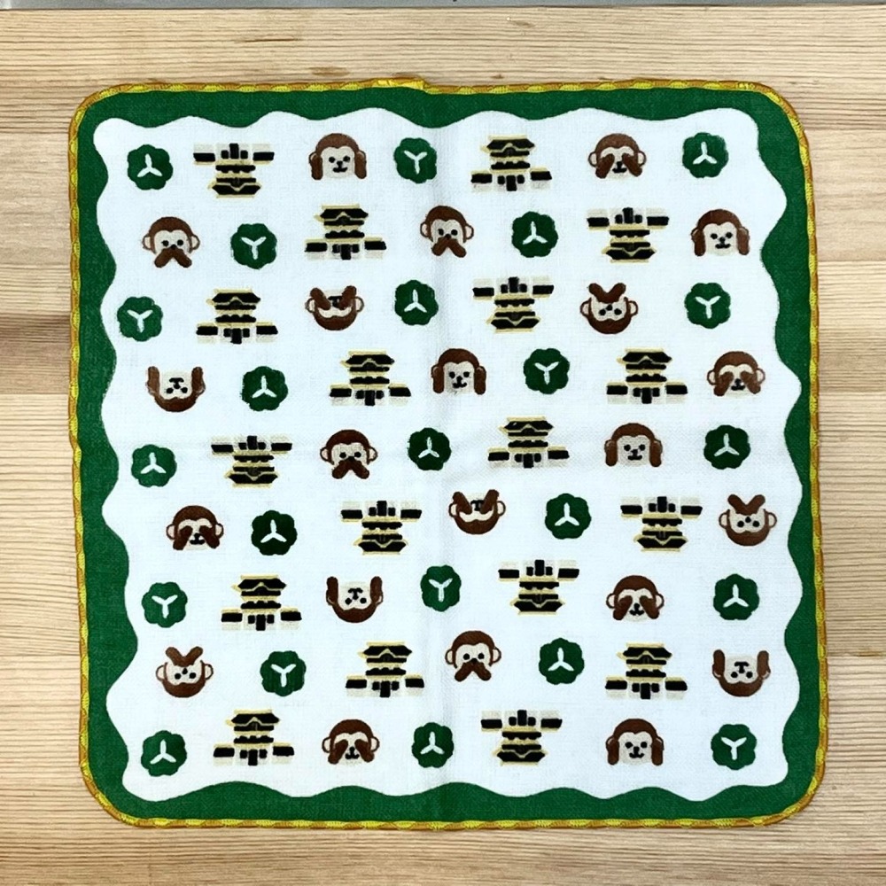 日本名勝 手帕 (日光東照宮, 日本製)-細節圖2