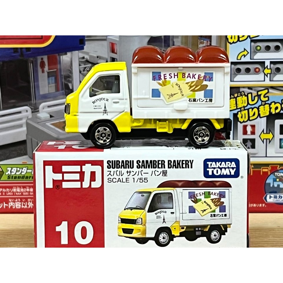 TOMICA No.10 SUBARU SAMBER BAKERY-細節圖3