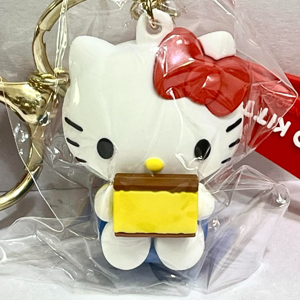 Hello Kitty 多功能矽膠人形掛飾 (長崎蛋糕)-細節圖2