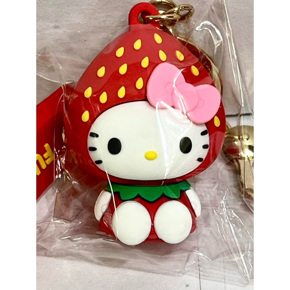 Hello Kitty 多功能矽膠人形掛飾 (福岡草莓)-細節圖2